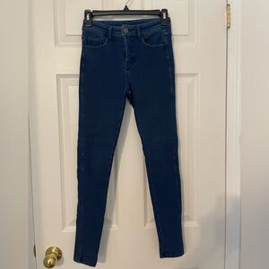 VITABERRY fleece lined high rise jeans size S